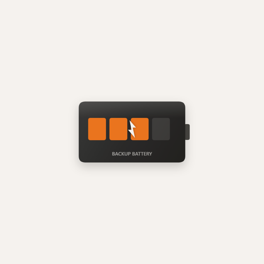 DoorLiftIQ battery backup